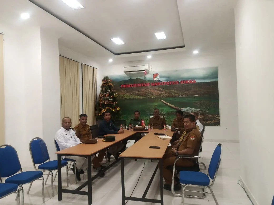 Wakil Bupati Sikka Ikuti  Rakornas Pengendalian Inflasi