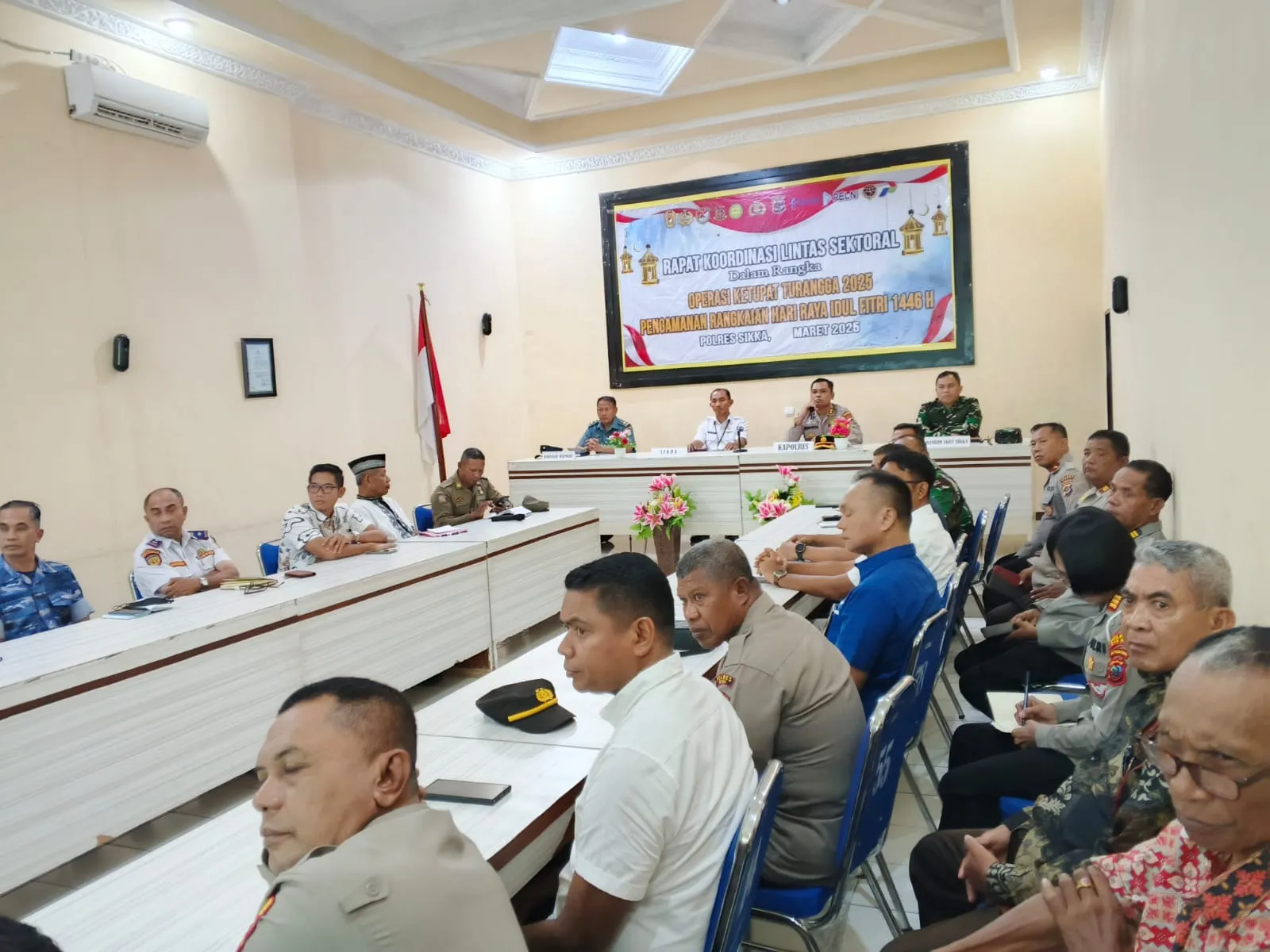 Rakor Lintas Sektoral Dalam Rangka Persiapan Pengamanan Idul Fitri 1446H Tahun 2025