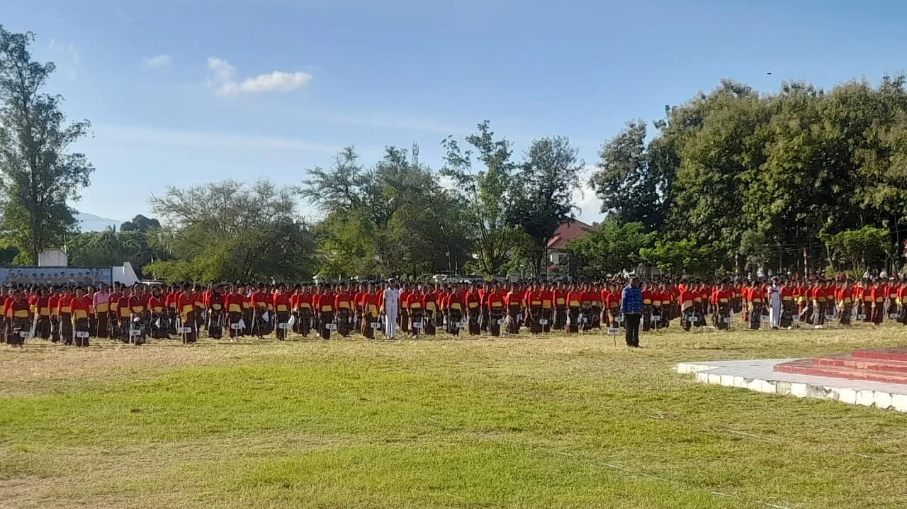 Momentum Hardiknas, Bupati Sikka Berjanji Akan Naikan Insentif Daerah Bagi Guru Honorer