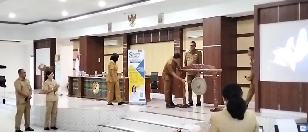 BUPATI SIKKA RESMI MELUNCURKAN APLIKASI SIPETA UNTUK DUKUNG LAYANAN PETA DIGITAL
