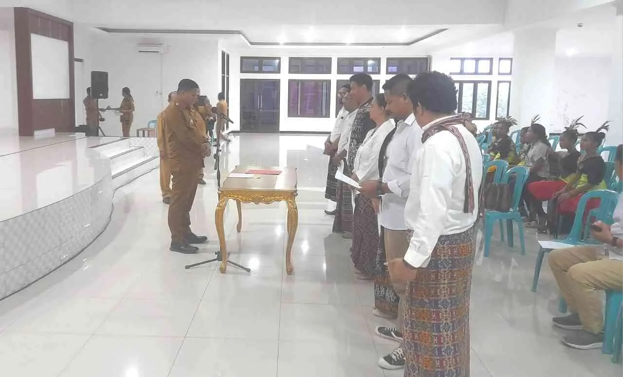 Bupati Sikka Kukuhkan Dewan Kesenian Kabupaten Sikka 2025 - 2030