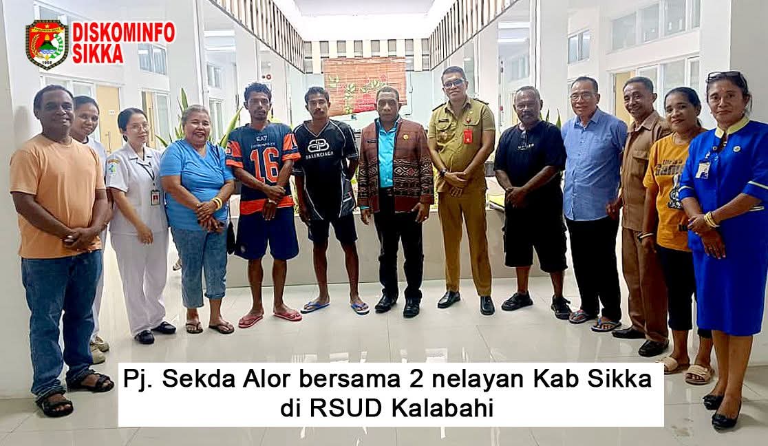 Update Kabar 2 Nelayan : Keluar Dari DSUD Kalabahi, Noris dan Anwar di Jemput Pj. Sekda Alor