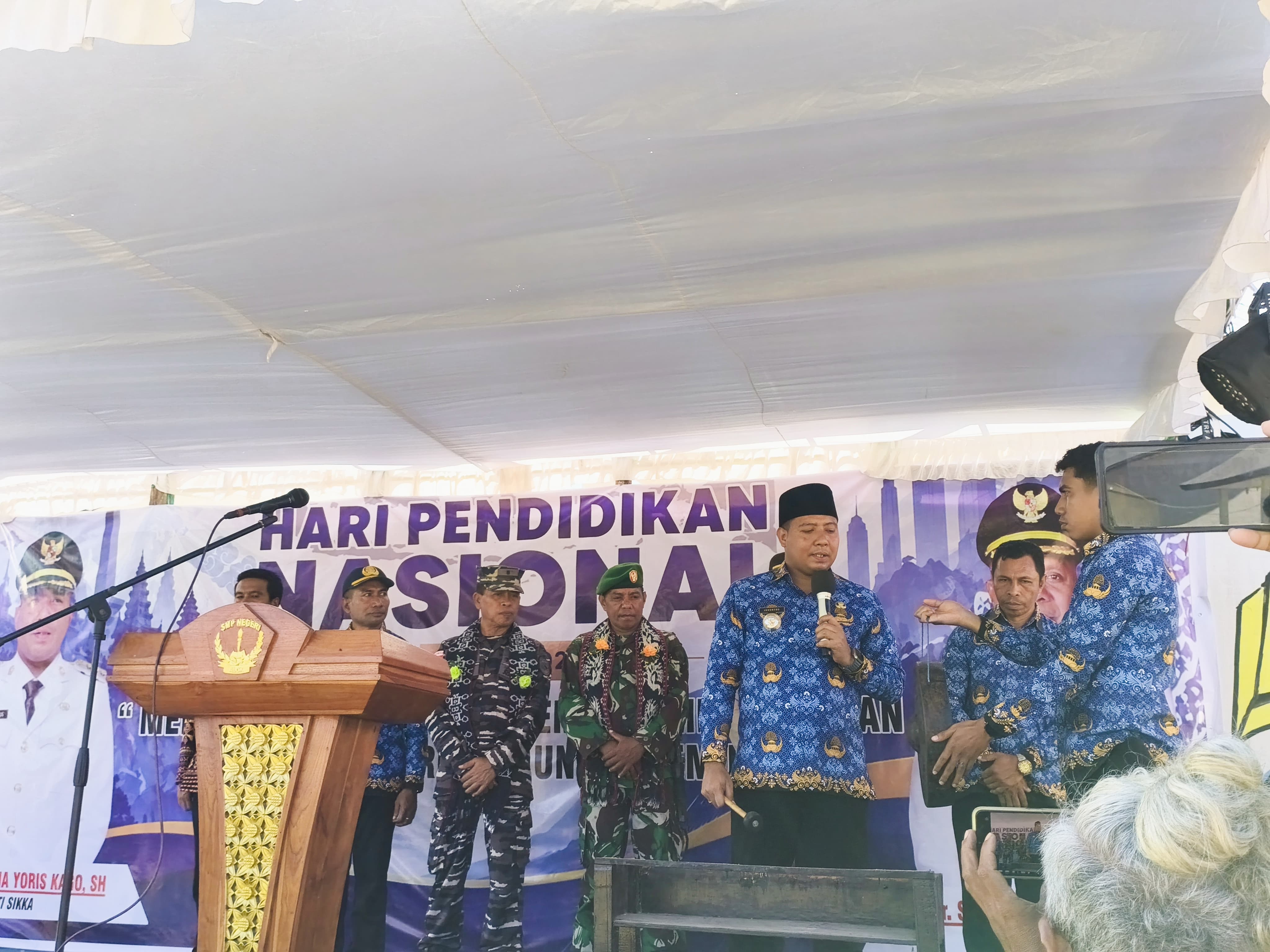 Peringatan Hardiknas 2026, Bupati Sikka Luncurkan Empat Inovasi Literasi Dari Disarpus Sikka Untuk Masyarakat