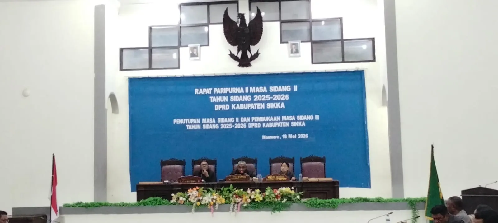 DPRD Sikka Tutup Masa Sidang II : Soroti Defisit APBD Rp. 49 Miliar Hingga Evaluasi Mutu Infrastruktur