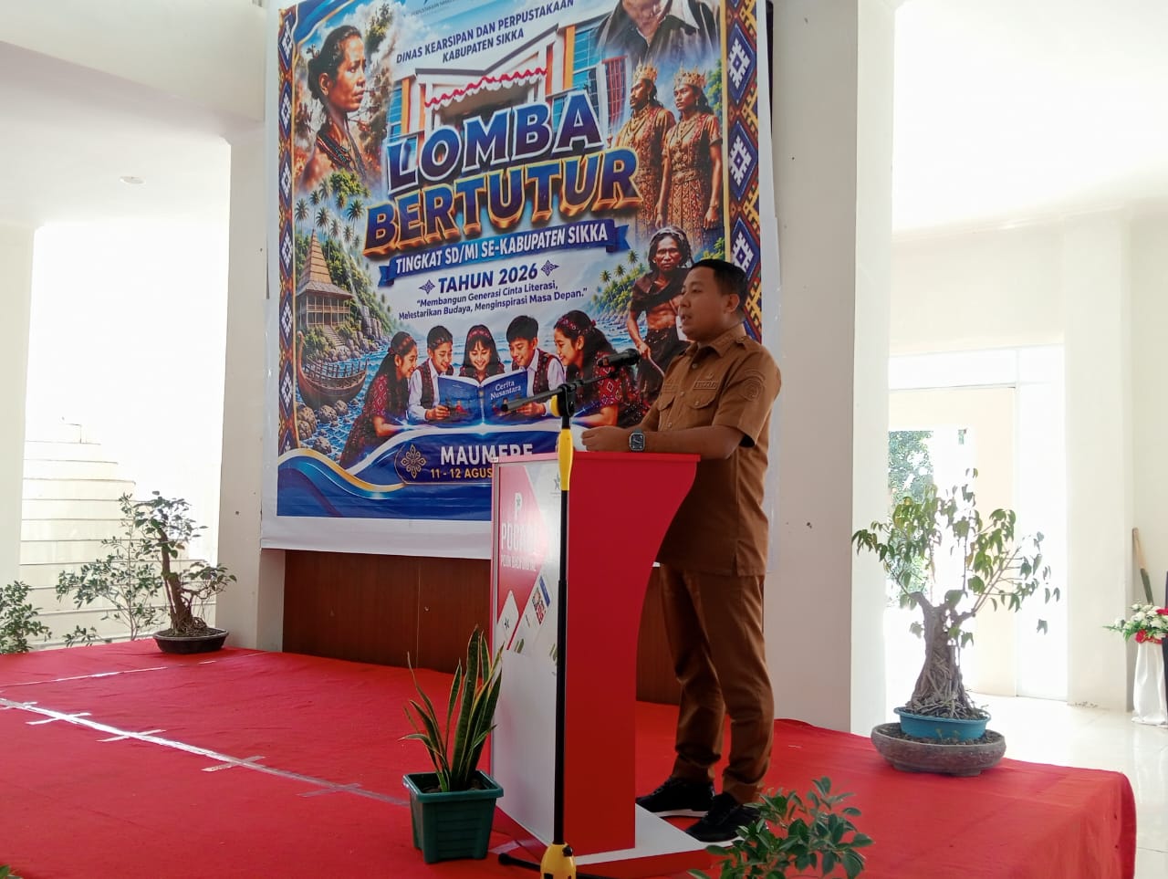 Lomba Bertutur Jadi Wadah Tumbuhkan Generasi Sikka Cinta Literasi dan Budaya