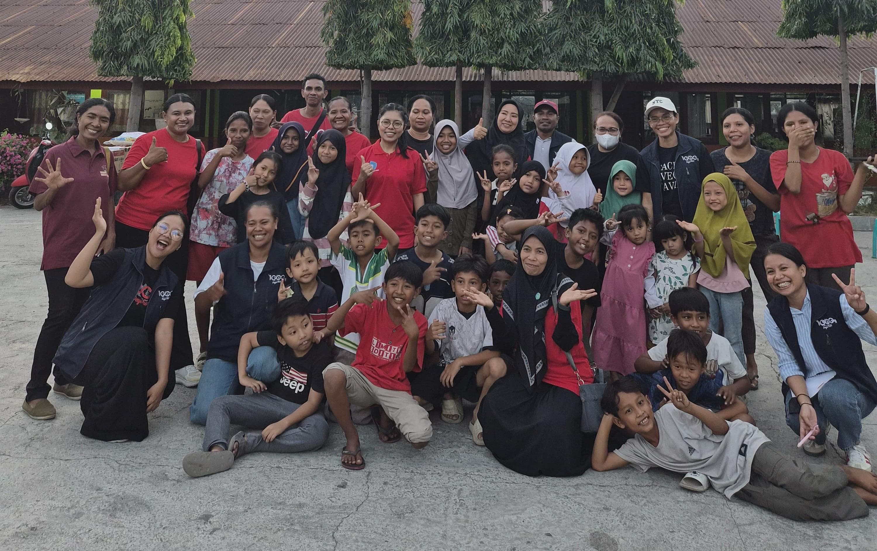 TP PKK Kabupaten Sikka Gelar Trauma Healing untuk Anak - Anak Korban Gempa