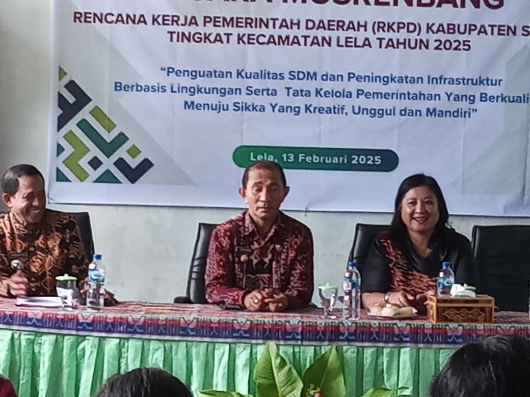 Musrenbang RKPD Tingkat Kecamatan Lela : Penjabat Bupati Sikka, Dalam Keterbatasan Anggaran Utamakan Skala Prioritas