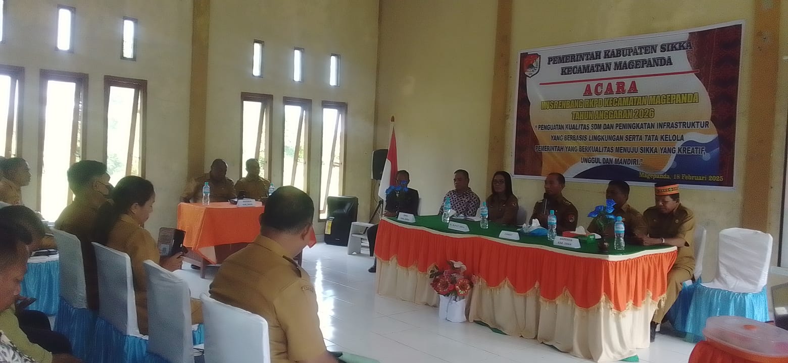 Musrenbang RKPD Tingkat Kecamatan Magepanda
