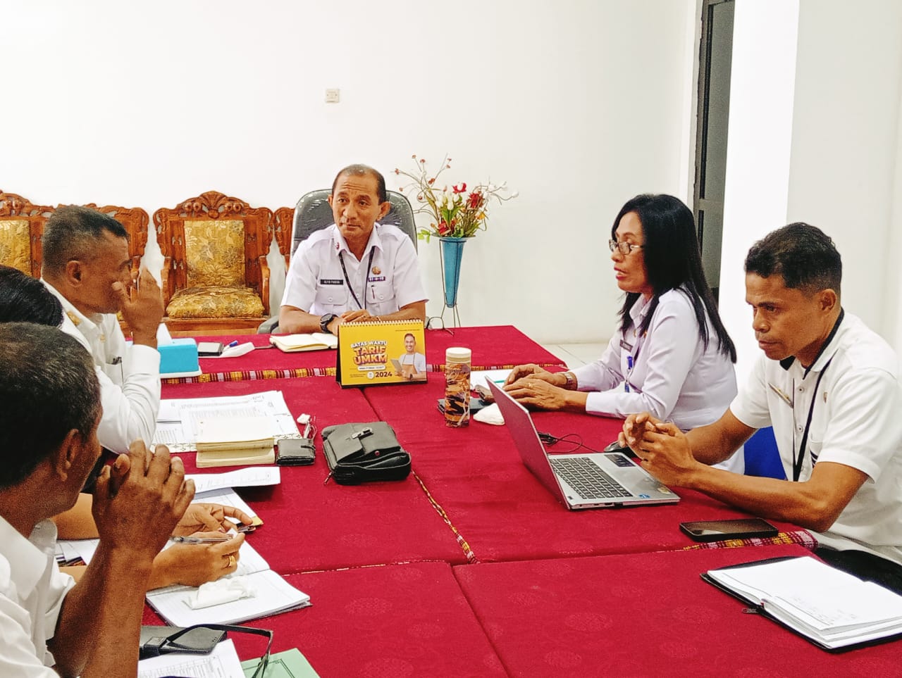 Sekda Sikka Pimpin Rakor Persiapan Pilkades