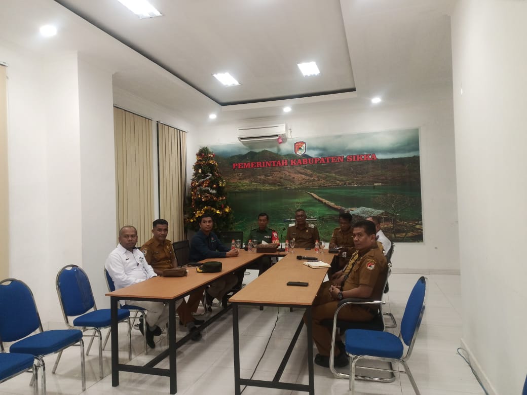Wakil Bupati Sikka Ikuti  Rakornas Pengendalian Inflasi