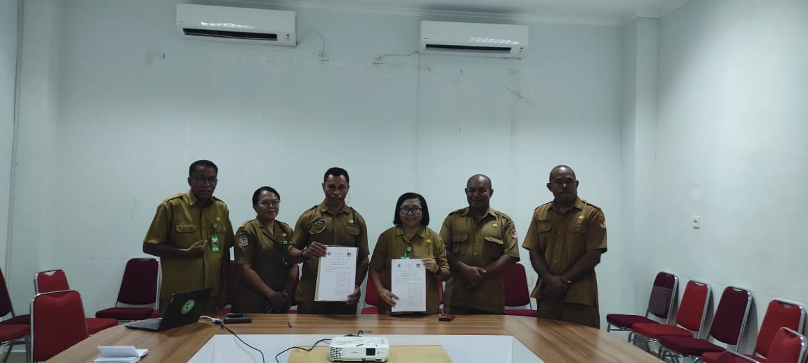 Diskominfo Sikka dan RS T.C. Hillers Maumere Tanda Tangan PKS Publikasi