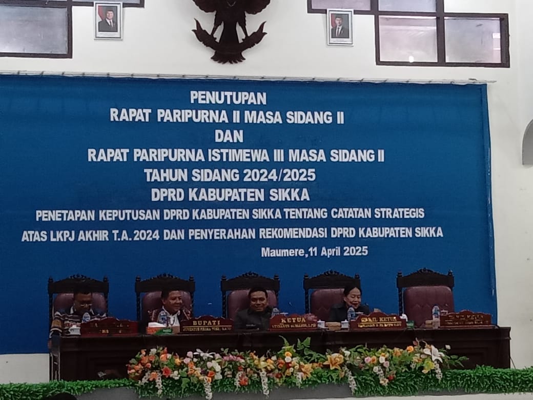 Rapat Paripurna II Masa Sidang II Tahun Sidang 2024/2025, Rapat Paripurna Istimewa III Masa Sidang II Tahun Sidang 2024/2025