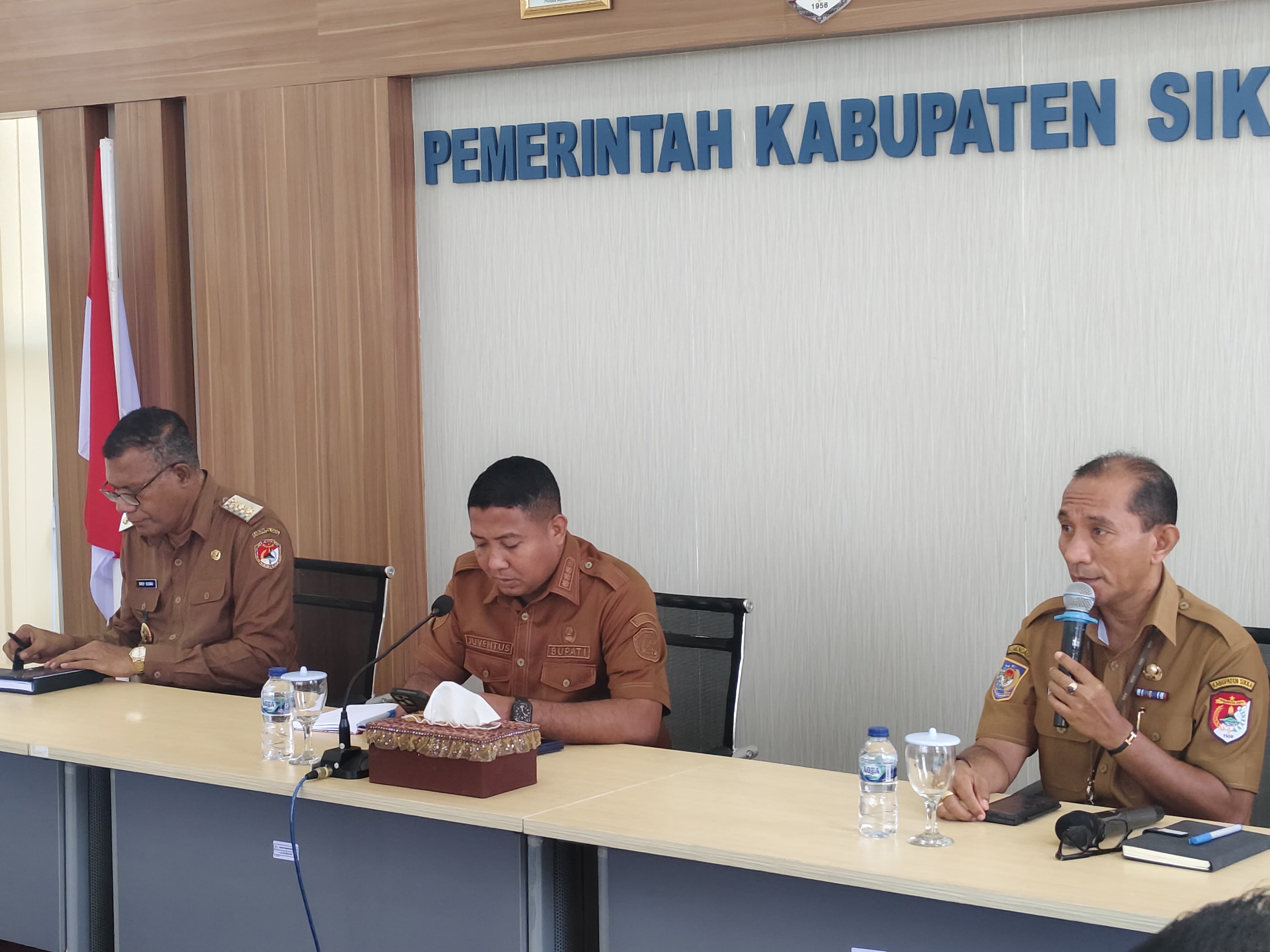 Bupati Sikka Pimpin Rakor Persiapan Kunjungan Wapres di Sikka