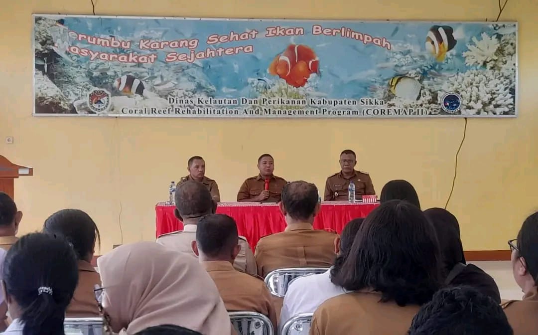 Bupati Sikka Pimpin Rapat Kerja Bersama Dinas Perikanan