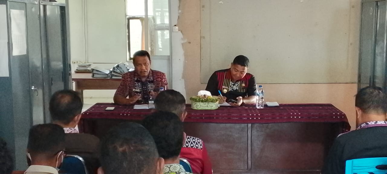 Bupati Sikka Pimpin Rapat Kerja Dinas Perumahan, Kawasan Pemukiman dan Pertanahan Kabupaten Sikka
