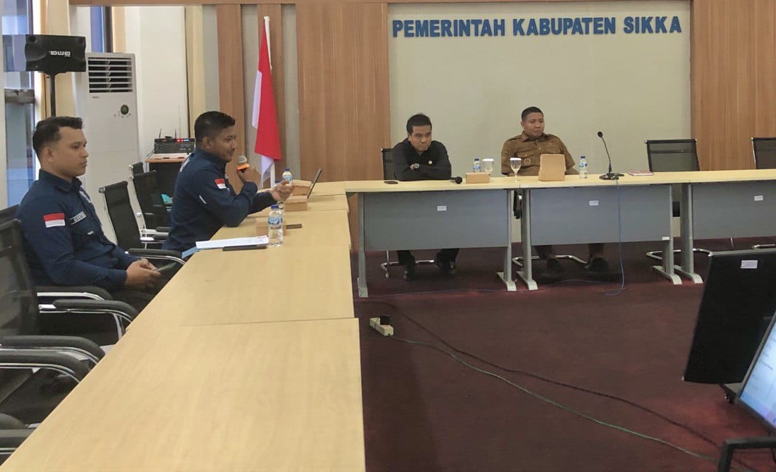 Pemkab Sikka Terima Audiensi Taruna Akademia Lembaga Bimbingan dan Pelatihan Seleksi Masuk TNI-POLRI dan Sekolah Kedinasan