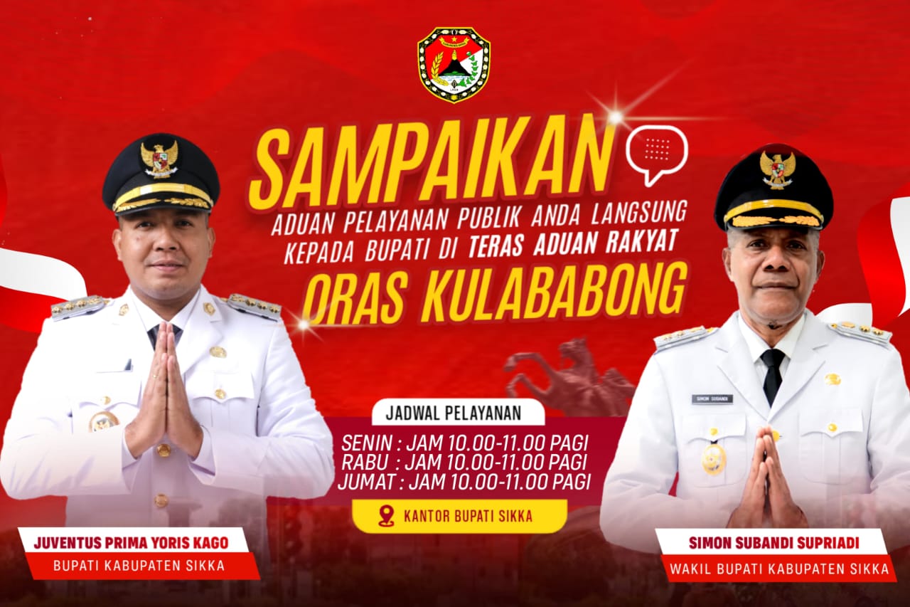 Kadis Kominfo Sikka : Bupati dan Wakil Bupati Sikka Siapkan Ruang Kula Babong bagi Warga Sikka