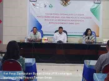 Peluncuran TAMAN EMAS Untuk Optimalisasi Layanan PAUD HI di Kabupaten Sikka