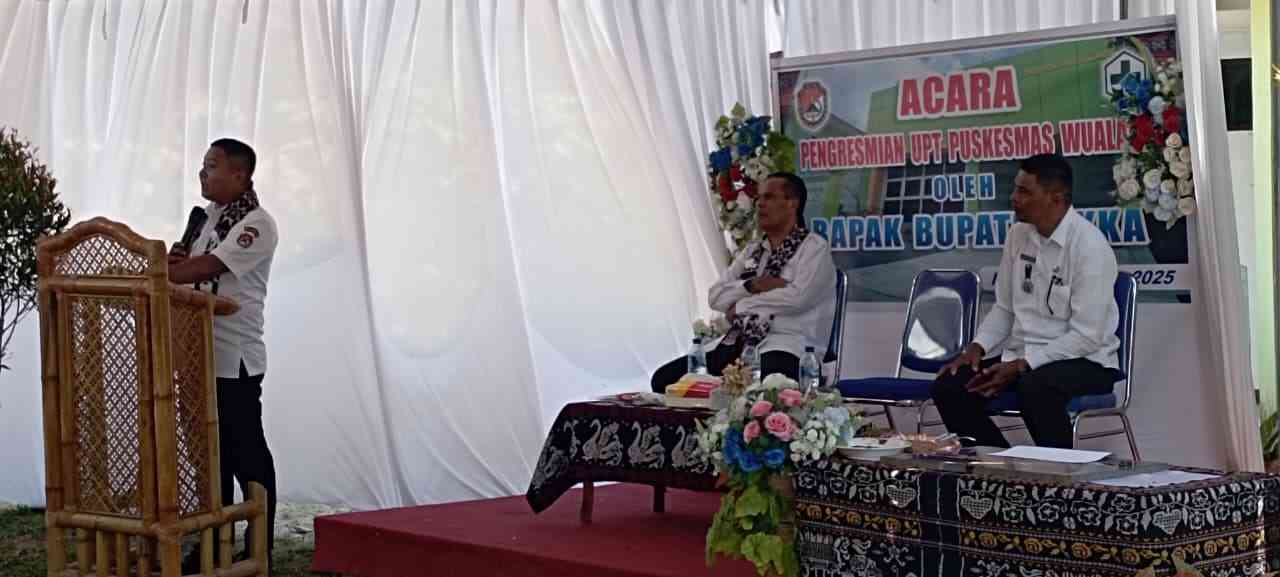 Puskesmas Wualadu Resmi Beroperasi, Bupati Sikka Harapkan Peningkatan Pelayanan Kesehatan