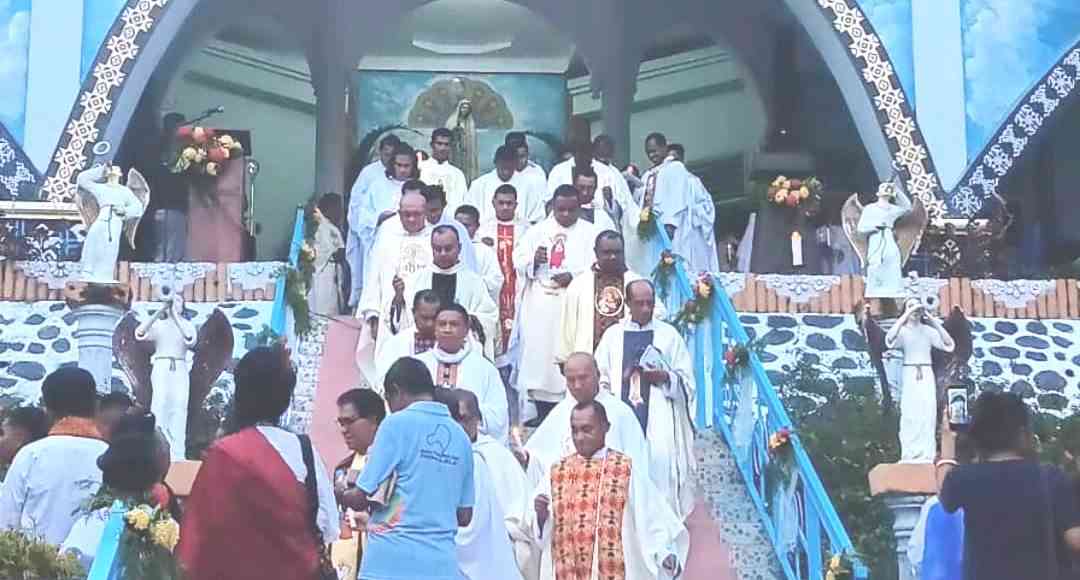 Ribuan Peziarah Hadiri Ziarah Jubelium Keuskupan Maumere di Sanctuarium Wisung Fatima Lela