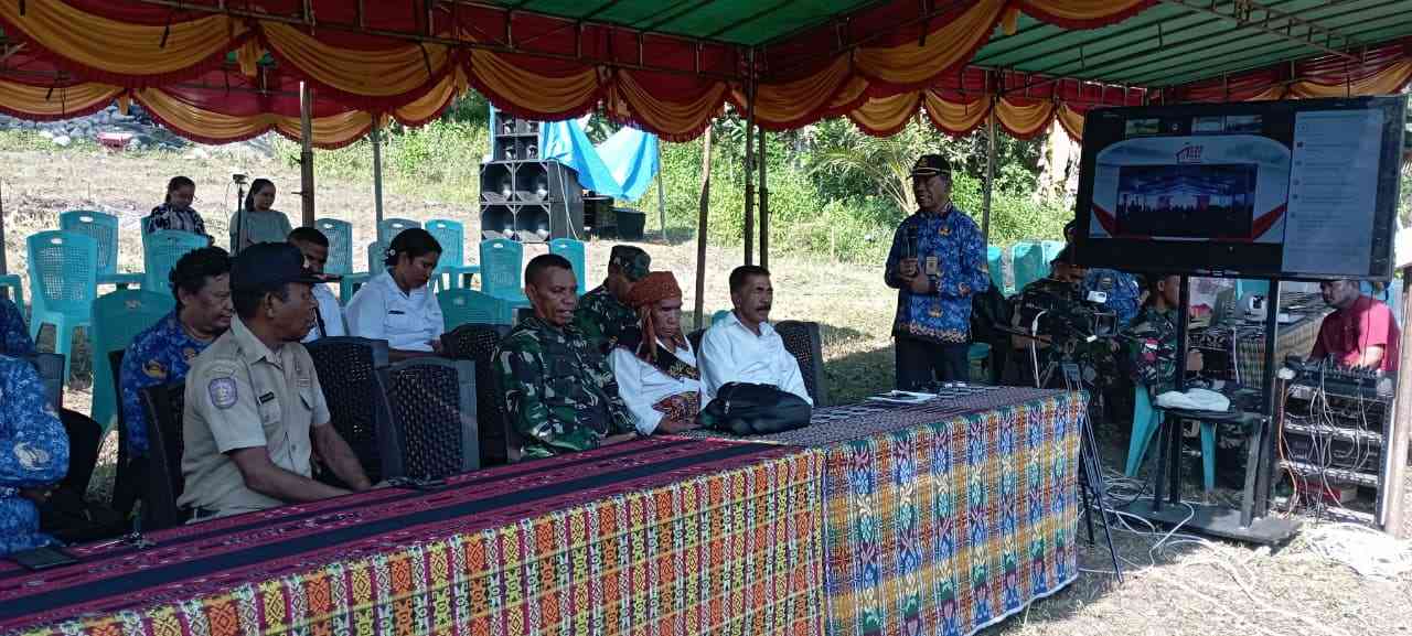 Desa Tilang dan Kelurahan Kota Uneng Bangun Gerai Koperasi Merah Putih Pertama di Kabupaten Sikka