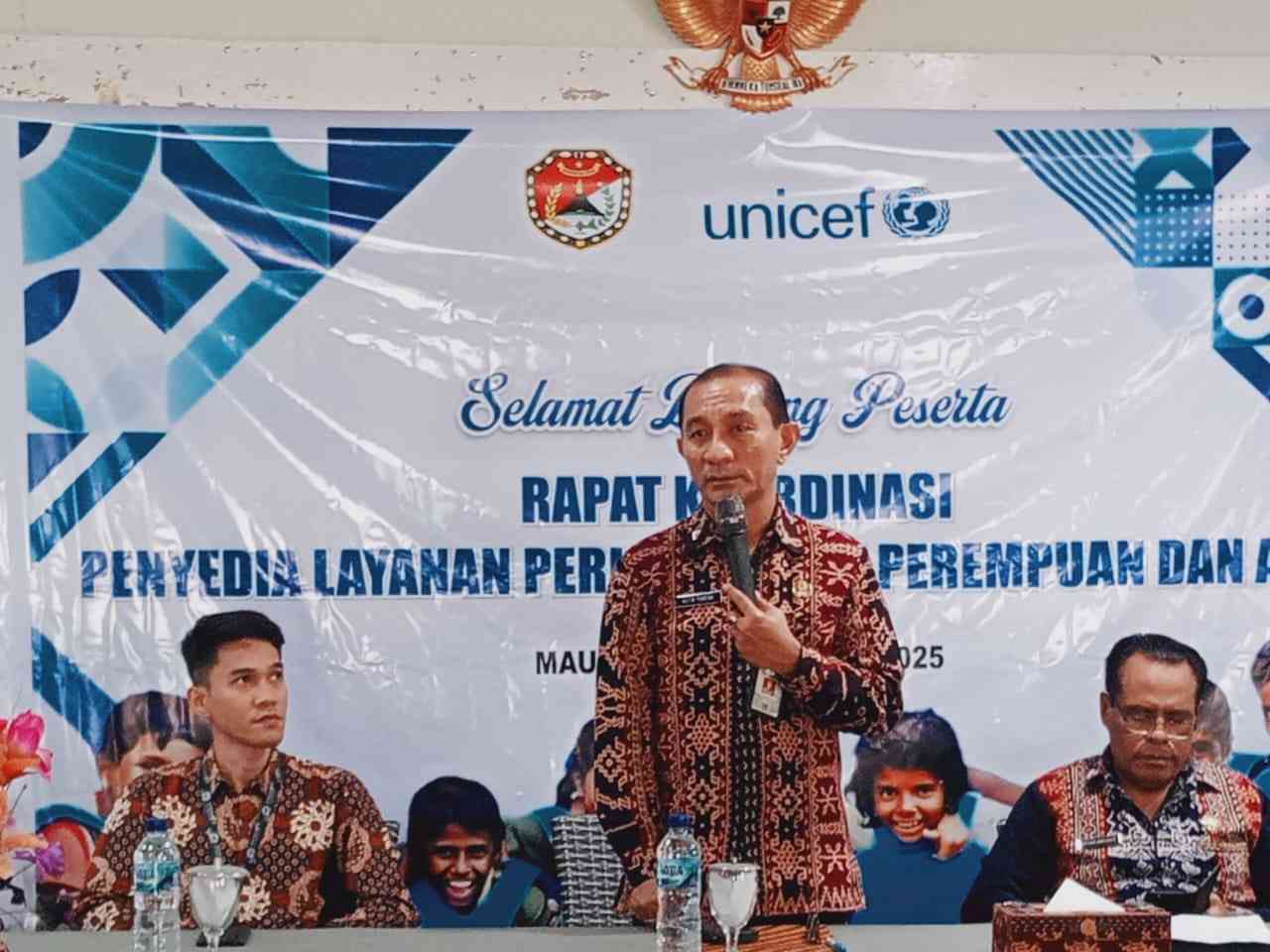 Sekretaris Daerah Kabupaten Sikka Buka Rakor Penyedia Layanan Perlindungan Perempuan dan Anak