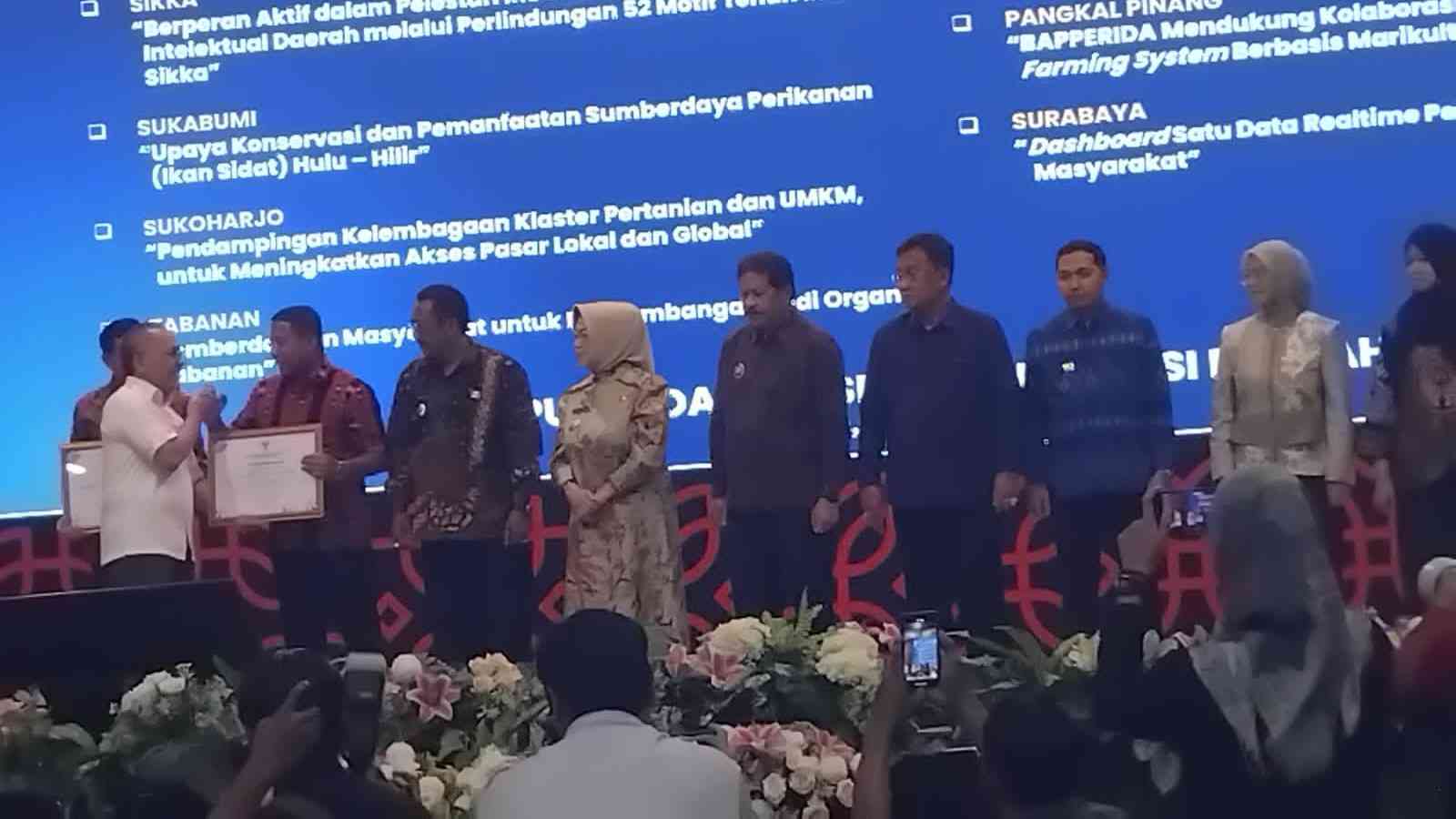 Bupati Sikka Terima Penghargaan Nasional “BAPPERIDA OPTIMAL 2025” dari BRIN