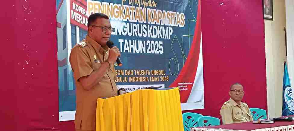 Wakil Bupati Buka Pelatihan Peningkatan Kapasitas Pengurus Koperasi Desa/Kelurahan Merah Putih 2025